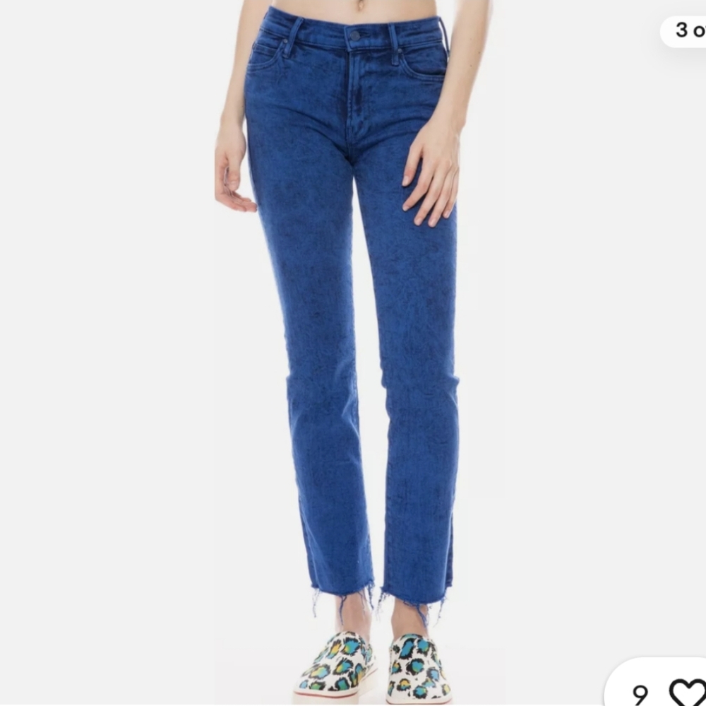 MOTHER The Rascal Ankle Fray Jeans - Picture 3 of 16